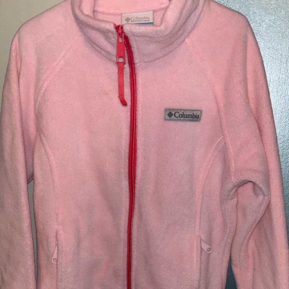 Columbia Kids Light Pink Fleece Hoodie